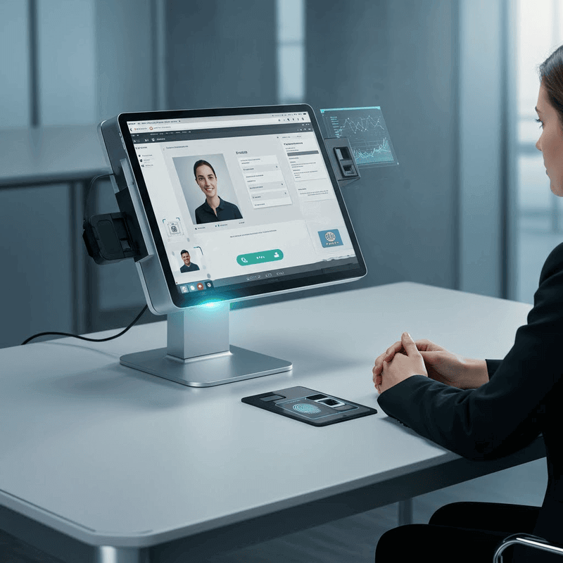 Kiosk station with mobility